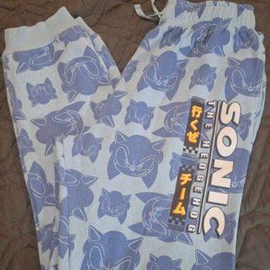 Boy’s Size Extra Large (XL) Sonic The Hedgehog Jogger Pants Blue